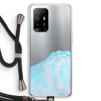 Fantasie pastel: Oppo A94 5G Transparant Hoesje met koord