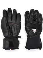 Rossignol gants Retro en cuir - Noir - thumbnail