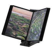 Infomanager Djois Flex-O-Frame basis met 10-tassen antraciet/zwart