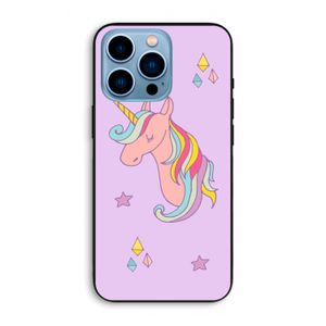 Roze eenhoorn: iPhone 13 Pro Max Biologisch afbreekbaar hoesje