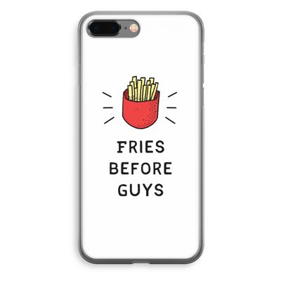 Fries before guys: iPhone 8 Plus Transparant Hoesje