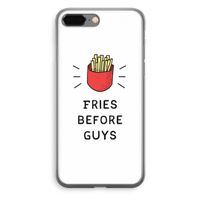 Fries before guys: iPhone 8 Plus Transparant Hoesje