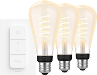 Philips Hue Filament White Ambiance Edison XL 3-pack + dimme - thumbnail