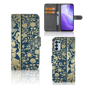 OPPO Find X3 Lite Hoesje Beige Flowers