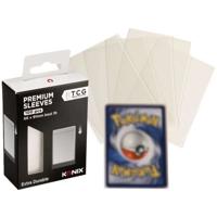 Kaarthoezen - KONIX - Premium Sleeves - 100 vakken - Magic The Gathering, Pokémon compatibel - Transparant