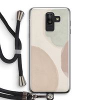 Geo #8: Samsung Galaxy J8 (2018) Transparant Hoesje met koord