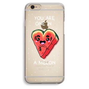 One In A Melon: iPhone 6 / 6S Transparant Hoesje