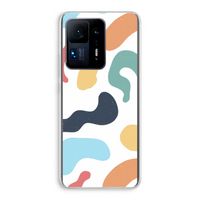 Memphis Shapes Blue: Xiaomi Mi Mix 4 Transparant Hoesje