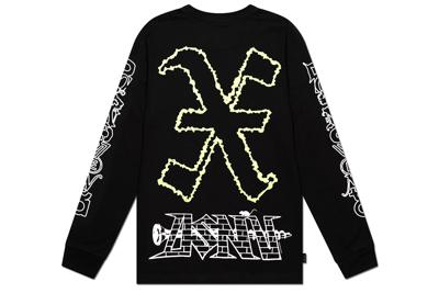 Dosnoventa BIG X LS lange mouw T-shirt - Zwart Dosnoventa BIG X LS lange mouw T-shirt - Zwart