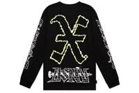Dosnoventa BIG X LS lange mouw T-shirt - Zwart