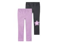 lupilu 2 paar kinder leggings (98/104, Lichtroze)