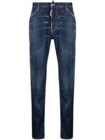 DSQUARED2 pantalon stretch à coupe slim - Bleu - thumbnail