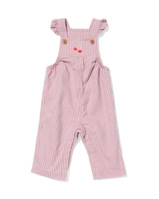 HEMA Babyjumpsuit strepen paars (paars)
