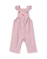 HEMA Babyjumpsuit strepen paars (paars)
