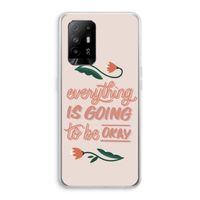 Optimistic flower girl: Oppo A94 5G Transparant Hoesje