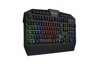 Verbatim SureFire KingPin RGB Gaming Multimedia Keyboard Gaming-toetsenbord Kabelgebonden QWERTY, Nordic Zwart Verlicht