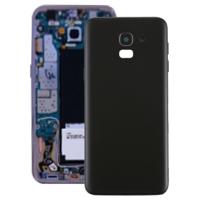 Achterste schutblad met Zijtoetsen & cameralens voor Galaxy J6 (2018) / J600F(Black)