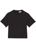 Proenza Schouler White Label t-shirt Scuba crop - Noir