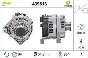 Dynamo / Alternator NEW ORIGINAL PART VALEO, Spanning (Volt)14V, u.a. für BMW