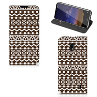 Nokia 2.2 Hoesje met Magneet Aztec Brown