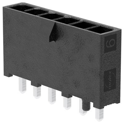 Molex 215915-1006 Male behuizing (board) Inhoud: 1 stuk(s)