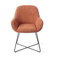 Jesper Home Kushi eetkamerstoel Amber Autumn cross black