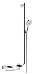 Hansgrohe Raindance Select S 120 Unica-comfort Glijstangset 110 Cm. Rechts Chroom-wit