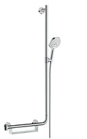 Hansgrohe Raindance Select S 120 Unica-comfort Glijstangset 110 Cm. Rechts Chroom-wit - thumbnail