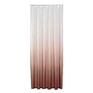 Douchegordijn Sealskin Blend 180x200 cm Polyester Donkerroze / Wit