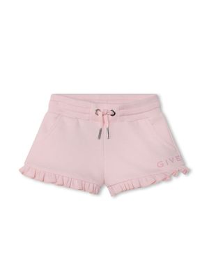 Givenchy Kids short volanté à imprimé 4G - Rose