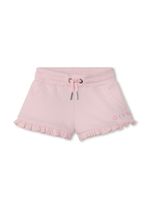 Givenchy Kids short volanté à imprimé 4G - Rose - thumbnail