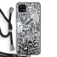 Vexx Mixtape #2: Samsung Galaxy A22 5G Transparant Hoesje met koord