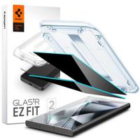 Samsung Galaxy S24 Ultra Spigen Glas.tR Ez Fit Privacy Glazen Screenprotector - 9H - 2 St. - thumbnail