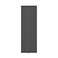 Radiator BWS Busso Verticaal Vierkant Dubbelzijdig 180x608 cm Zwart Boss & Wessing
