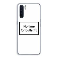 No time: Oppo A91 Transparant Hoesje