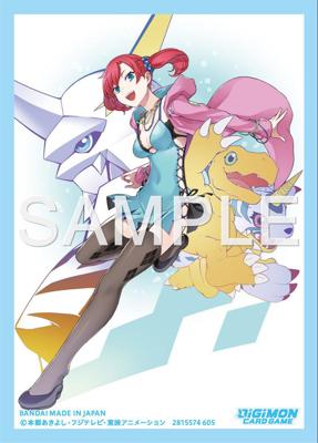 Digimon TCG sleeves 2025 2.0 - Nokia with Omegamon & Agumon/Gabumon