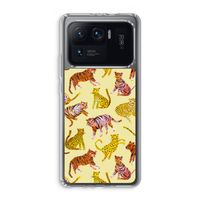 Cute Tigers and Leopards: Xiaomi Mi 11 Ultra Transparant Hoesje