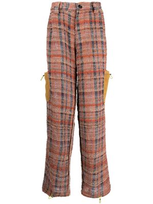 VITELLI pantalon droit à détails de coutures - Multicolore