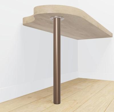 Tafelpoot brons rond Ø80 mm - per meter Tafelpoot brons rond Ø80 mm - per meter