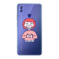 Hartje: Honor Note 10 Transparant Hoesje