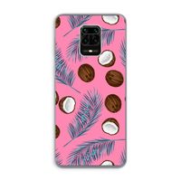 Kokosnoot roze: Xiaomi Redmi Note 9 Pro Transparant Hoesje