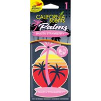 California Scents Palm Tree Luchtverfrisser Shasta Strawberry 1 stuk CDPALMSTRAW - thumbnail