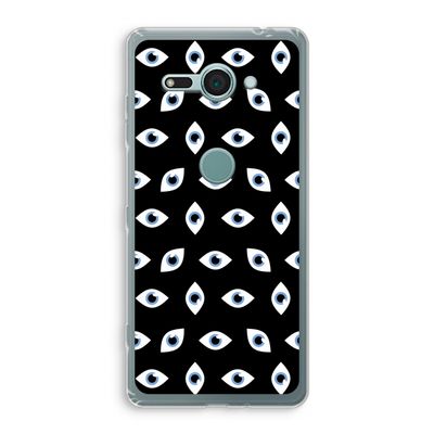 Eyes pattern: Sony Xperia XZ2 Compact Transparant Hoesje