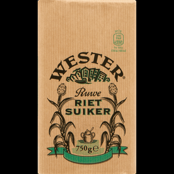 Wester Ruwe Rietsuiker 750 g bij Jumbo