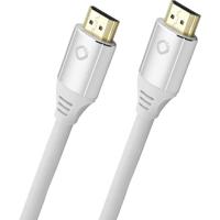 Oehlbach D1C92490 HDMI-kabel HDMI Aansluitkabel HDMI-A-stekker, HDMI-A-stekker 1.50 m Wit 8K UHD