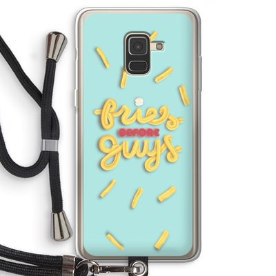 Always fries: Samsung Galaxy A8 (2018) Transparant Hoesje met koord