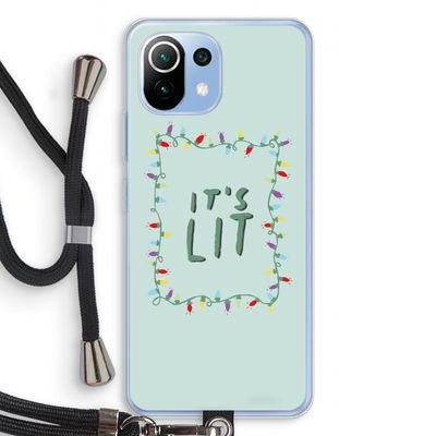 It's Lit: Xiaomi Mi 11 Lite Transparant Hoesje met koord