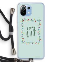 It's Lit: Xiaomi Mi 11 Lite Transparant Hoesje met koord