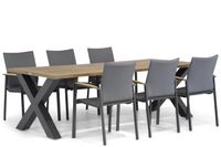 Lifestyle Brandon/Cardiff 240 cm dining tuinset 7-delig