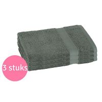 Clarysse Voordeelpakket Talis Badlaken 70x140 cm 500gram Donkergroen 3 stuks - thumbnail